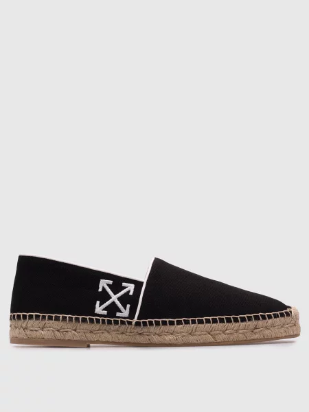 Еспадрільї Biarritz з вишивкою емблеми Arrow Off-white чорні