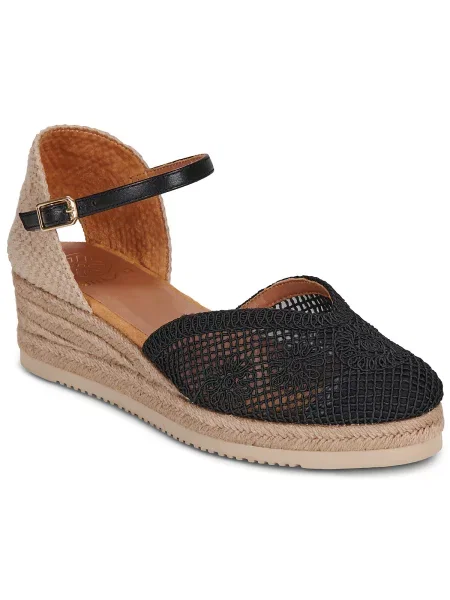 Espadrilky Unisa čierna