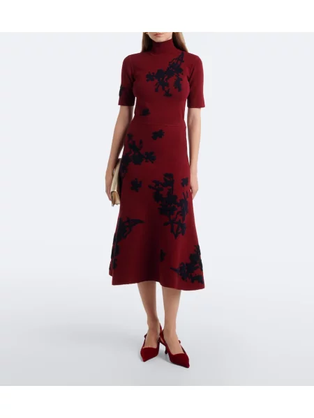Heláncă Erdem cu model floral din jacard
