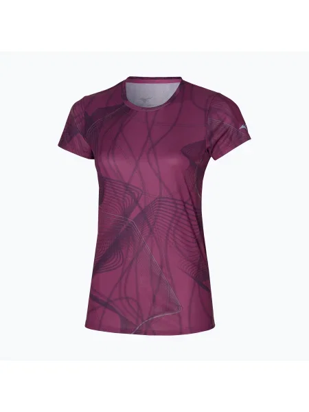 Tricou de alergat pentru femei Mizuno Graphic Tee magenta haze
