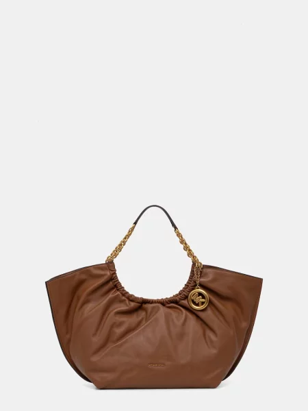 MICHAEL Michael Kors geantă tote pentru femei din piele Indie maro