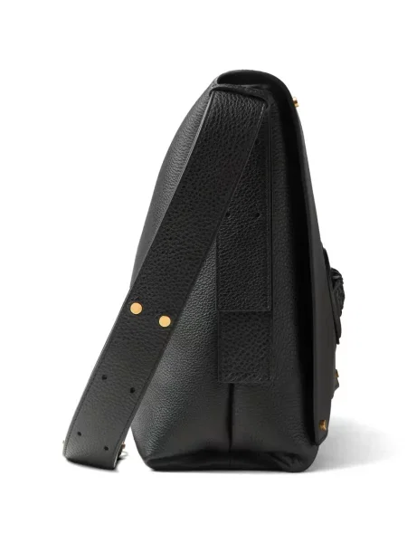 Geantă crossbody Versace din piele negru