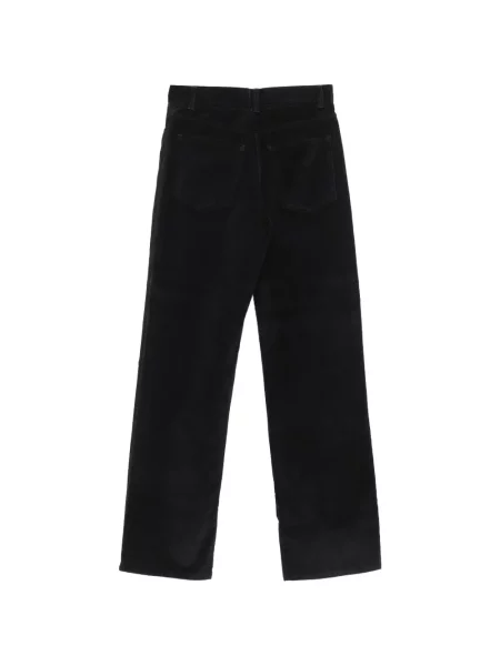 Pantaloni Toteme de catifea cord negru
