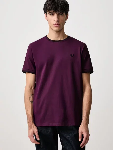 Fred Perry T-shirt fioletowa