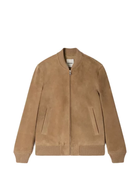 Geanta de piele Sandro maro