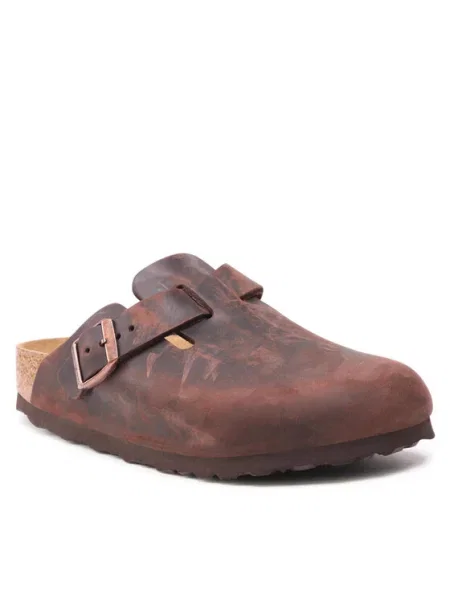 Birkenstock Чехли Boston Bs кафяв