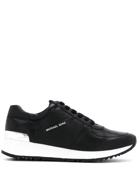Sneakerși Michael Michael Kors cu șireturi din dantelă negru