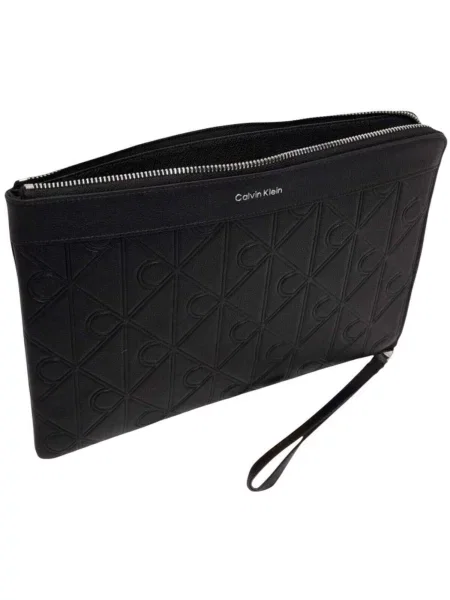 Geantă Calvin Klein din piele negru