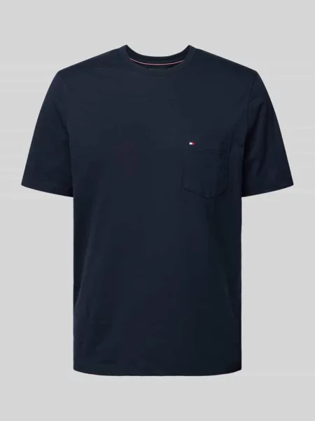 T-shirt o kroju regular fit z czystej bawełny Tommy Hilfiger