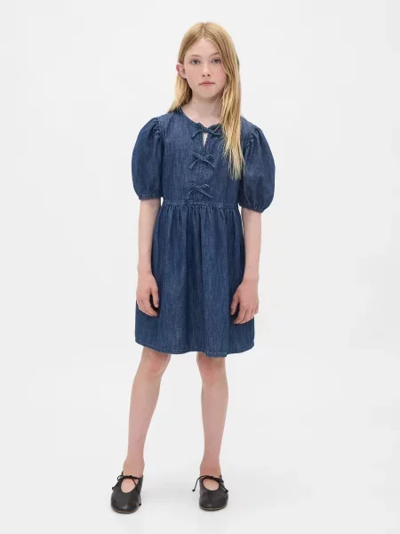 Gyerek denim ruha Gap kék
