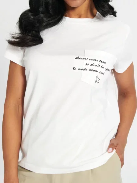 Футболка з коротким рукавом білий