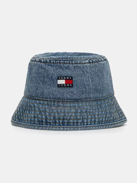 Džínový klobouk Tommy Jeans modrá