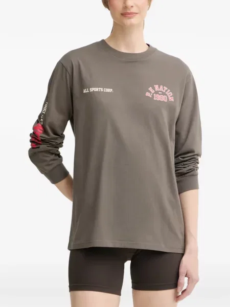 Lung tricou P.e Nation maro