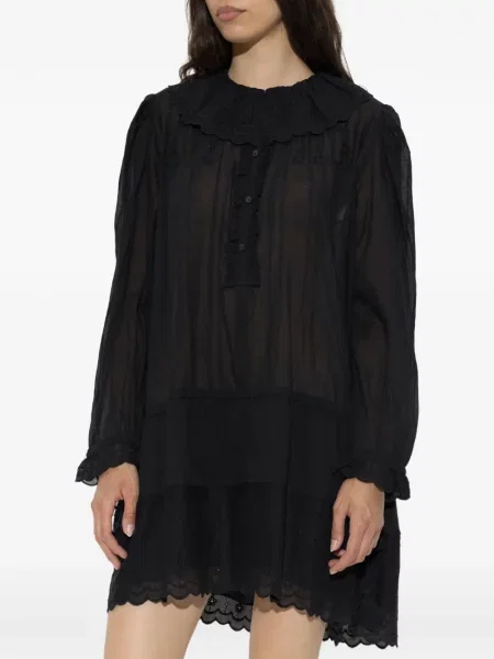 Rochie mini Marant Etoile cu broderie negru