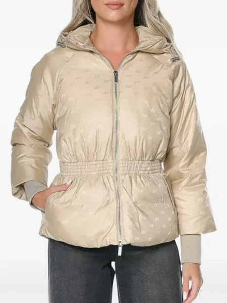 Geacă Armani Exchange cu glugă cu imagine