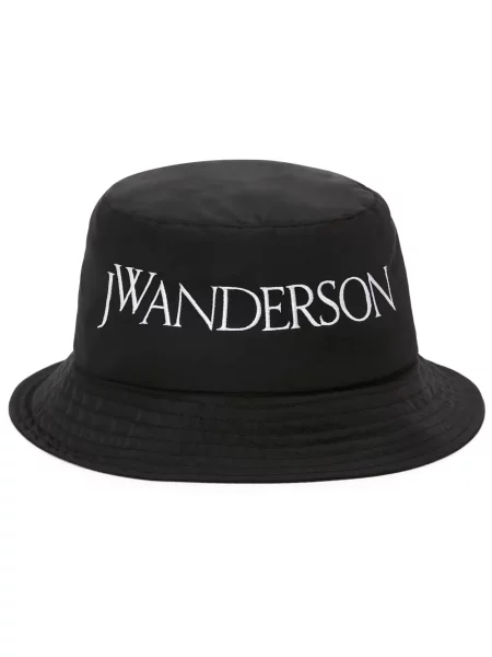 Pălărie Jw Anderson cu broderie negru