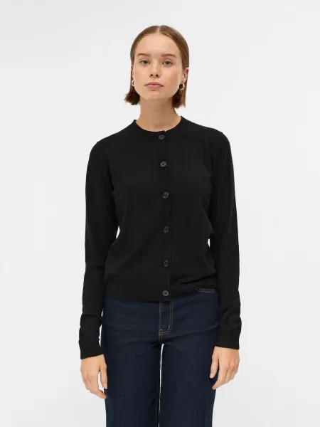 OBJECT Geacă tricotată THESS' negru