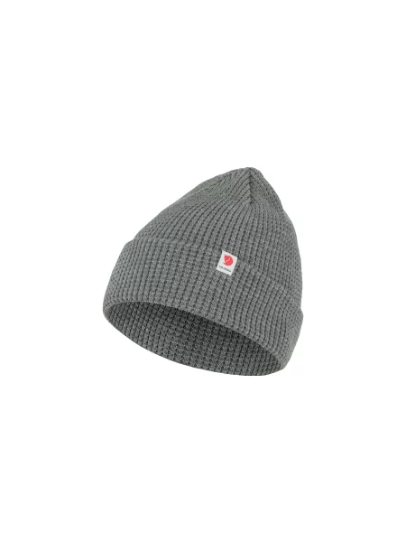 Fjallraven czapka Tab z grubej dzianiny szary