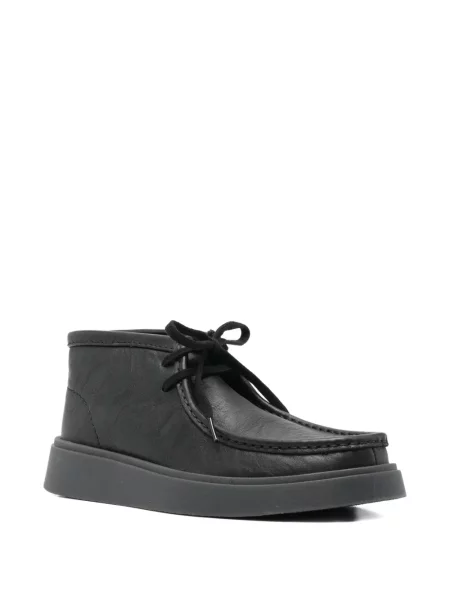 Botine Clarks cu șireturi din piele negru