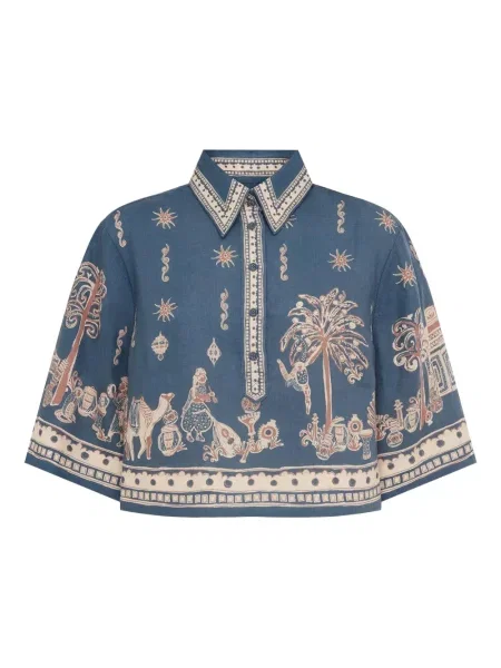 Top Alemais albastru