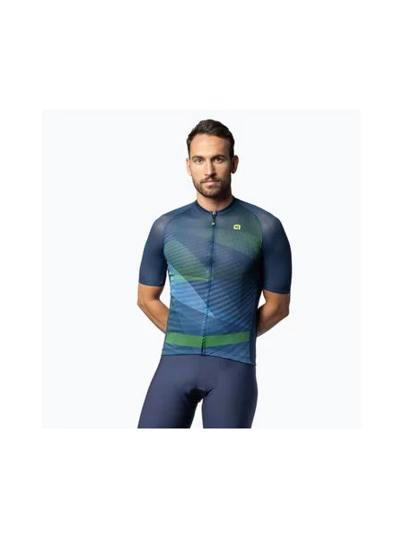 Футболка велосипедна Alé Connect blue синя