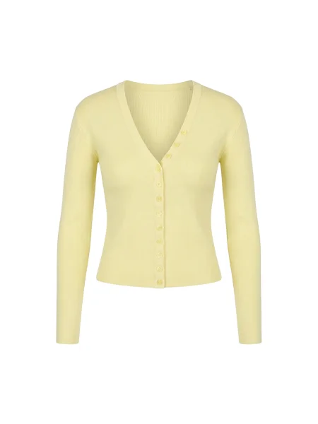 Studioselect Geacă tricotată Laura deschis galben