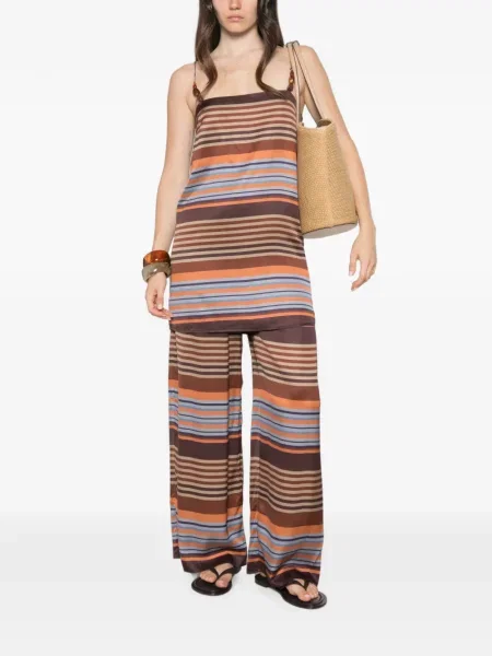 Pantaloni Faithfull maro