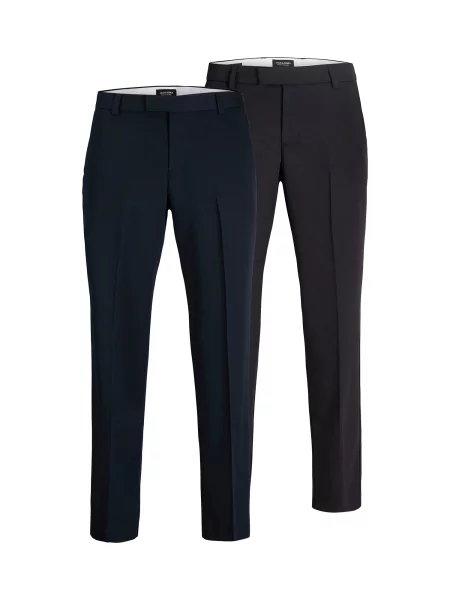 JACK & JONES Pantaloni cu dungă JPSTBILL' negru