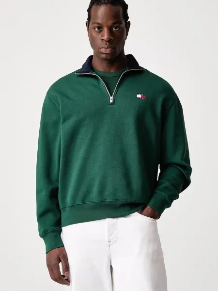 Tommy Jeans Hanorac | Relaxed fit verde