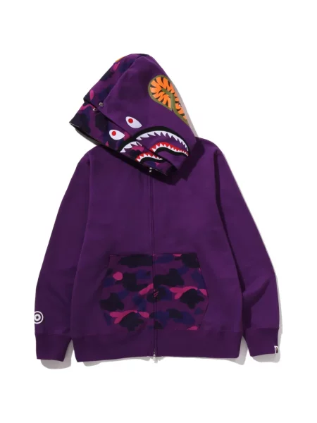 Hanorac cu glugă A Bathing Ape® violet