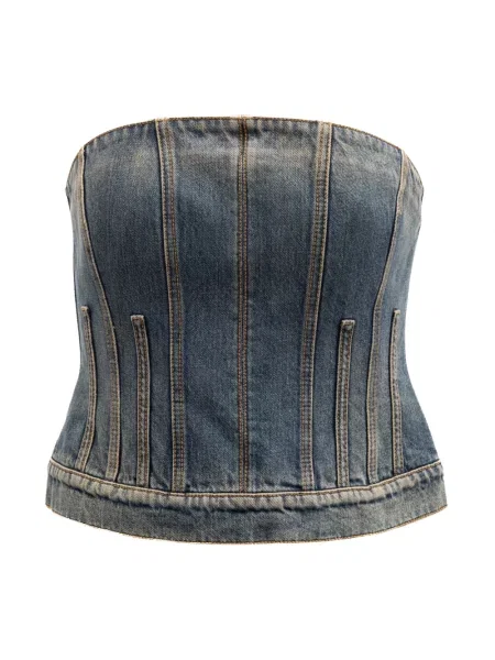 Top Alexander Mcqueen niebieski