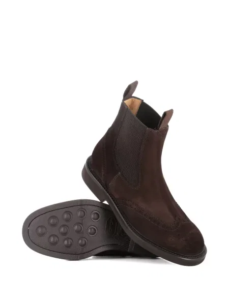 Botine Tassinari din piele de căprioară maro