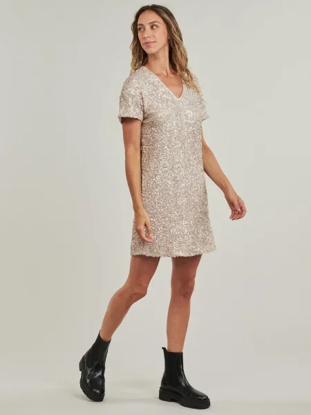 Rochie Ikks cu paiete auriu