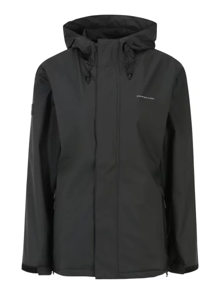 Kapten & Son Funkčná bunda Everyday Rain svetlosivá čierna