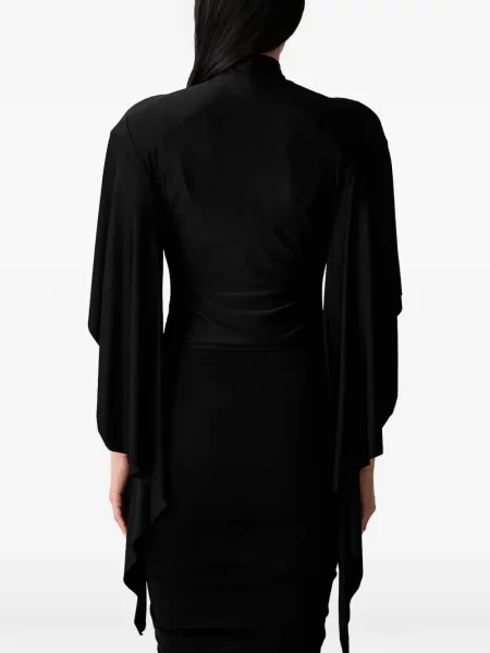 Bluză Vetements cu funde negru