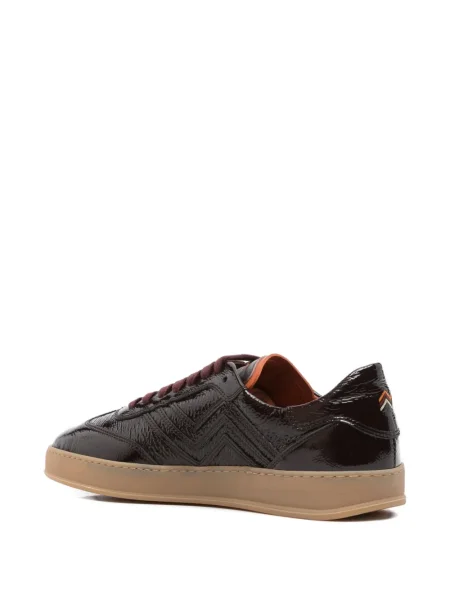 Sneakerși Missoni din piele maro