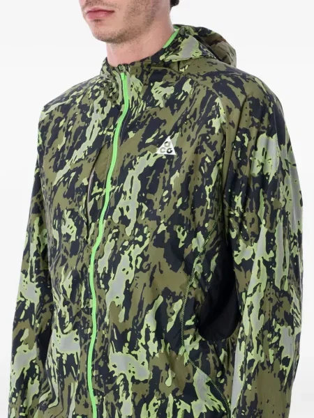 Șnur de strângere tricou Nike alergare cu model camuflaj negru