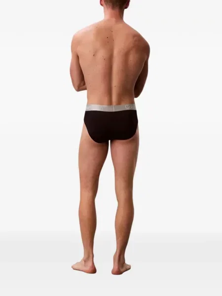 Chiloți multipac Calvin Klein Underwear cu autograf negru