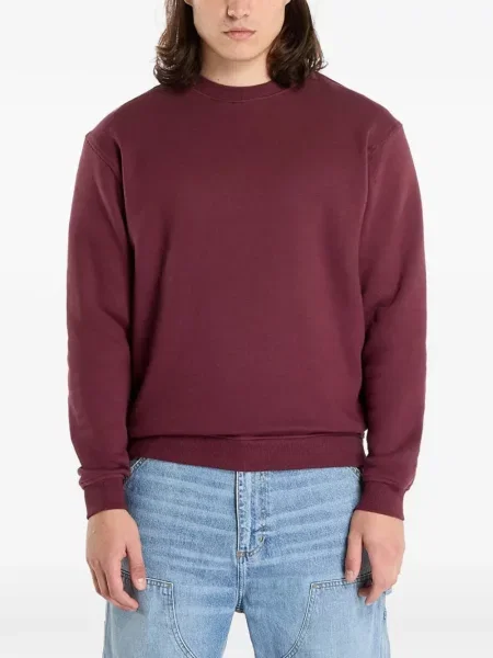 Hanorac crewneck Urban Classics cu decolteu rotund roșu