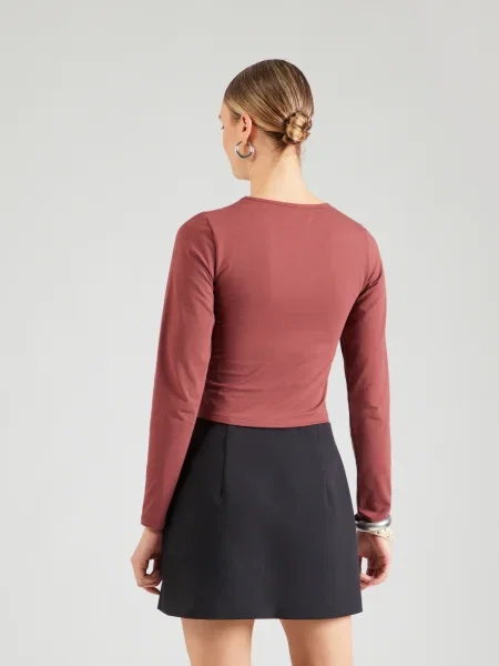 OH APRIL Tricou Ica roşu închis alb