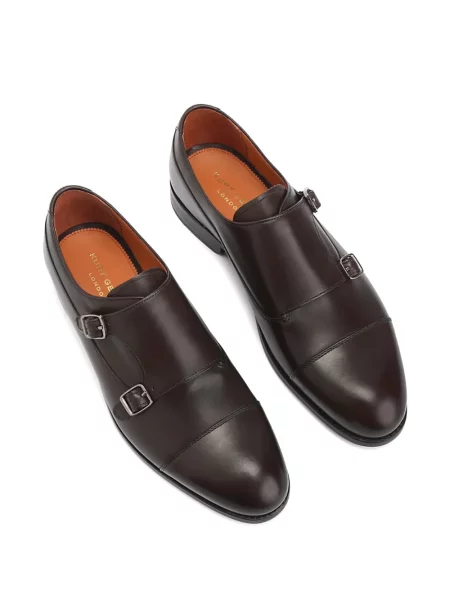 Με τιράντες σκαρπίνια monk Kurt Geiger London καφέ