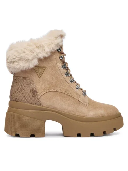Боти Guess бежово