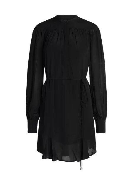 BOSS Rochie tip cămașă Dassandra negru