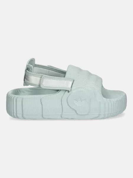 Adidas Originals papuci Adilette 22 Xlg W cu platformă turcoaz