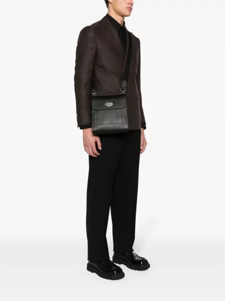 Body Mulberry din piele negru