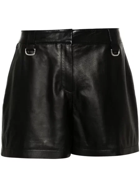 Pantaloni scurți Off-white din piele alb
