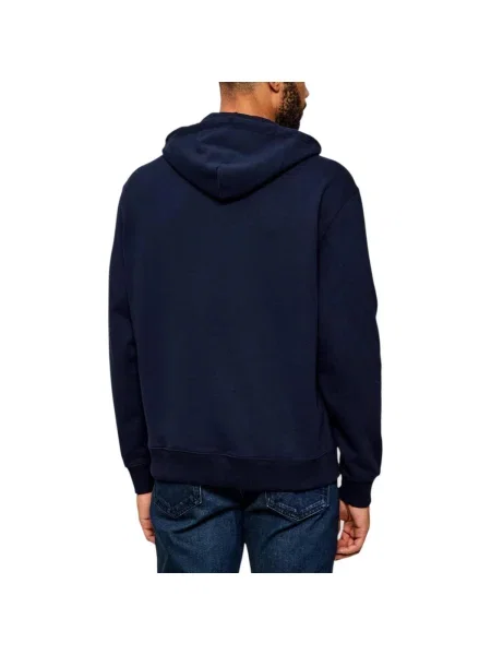 Geacă de blugi Calvin Klein Jeans din material terry albastru