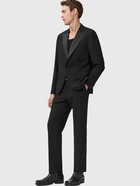 Піджак AllSaints GERMAIN чорний