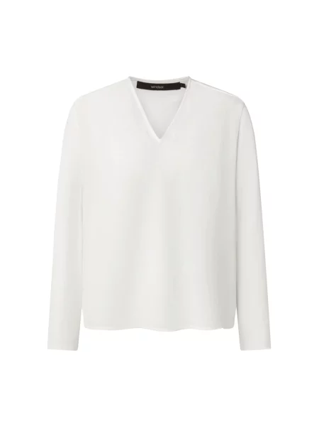 Dzianinowy sweter Windsor biały