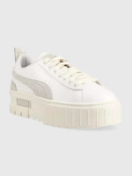 Sneakersy Puma zamszowe białe
